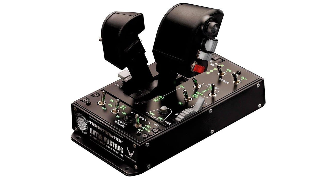 美品 THRUSTMASTER HOTAS WARTHOG Thrustmaster Hotas Warthog - Podwójna przepustnica i drążek